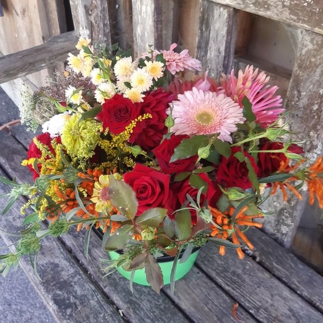 Fresh Seasonal Flower Bucket