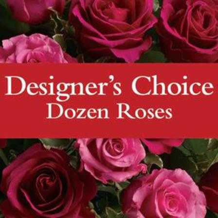 Designers choice dozen roses